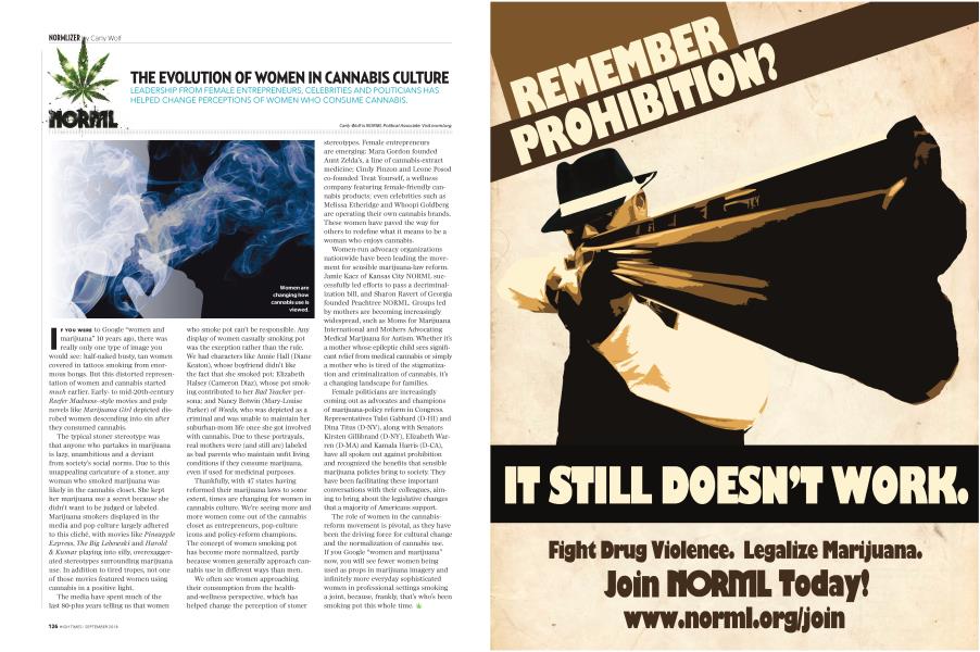 THE EVOLUTION OF WOMEN IN CANNABIS CULTURE