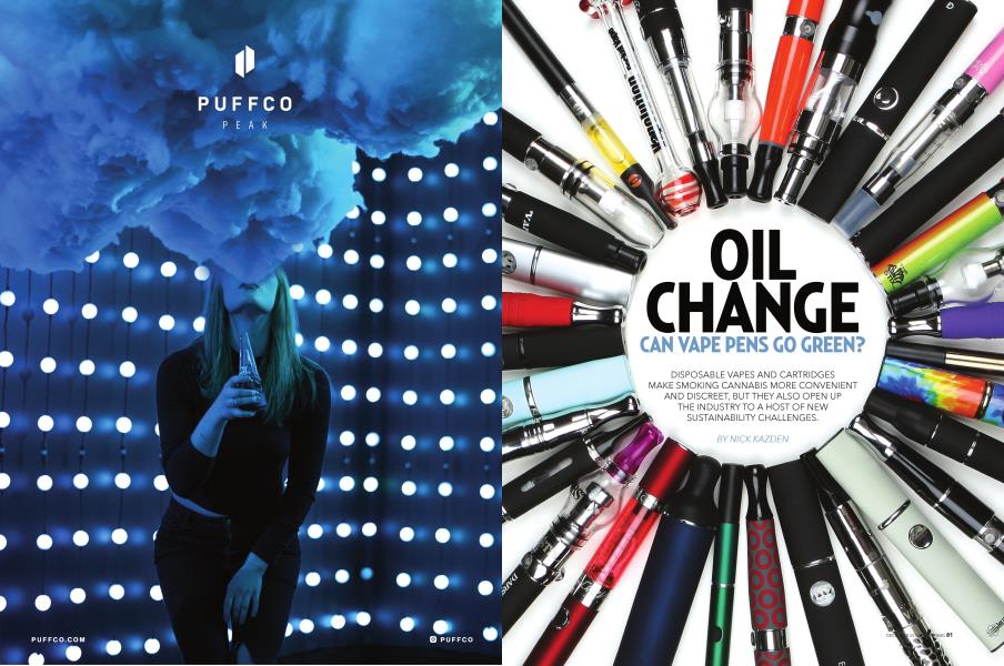 OIL CHANGE CAN VAPE PENS GO GREEN?