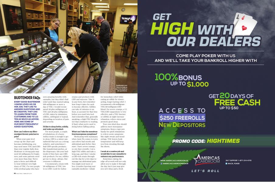 BUDTENDER FAQs