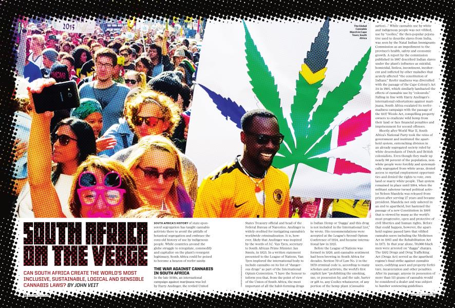 SOUTH AFRICA ON THE VERGE