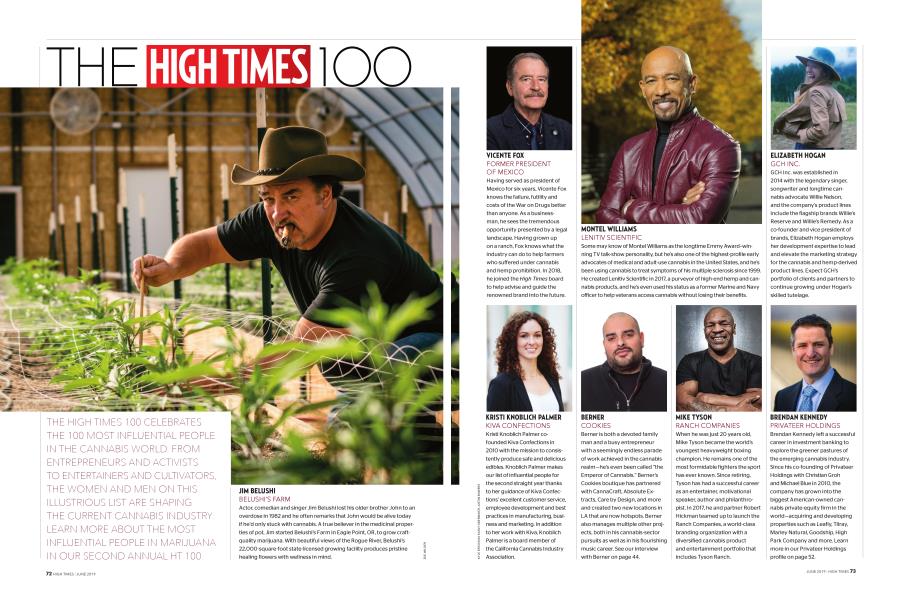 THE HIGH TIMES 100