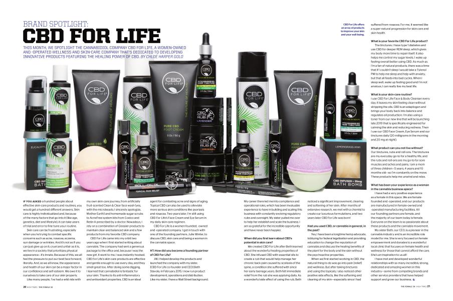BRAND SPOTLIGHT: CBD FOR LIFE