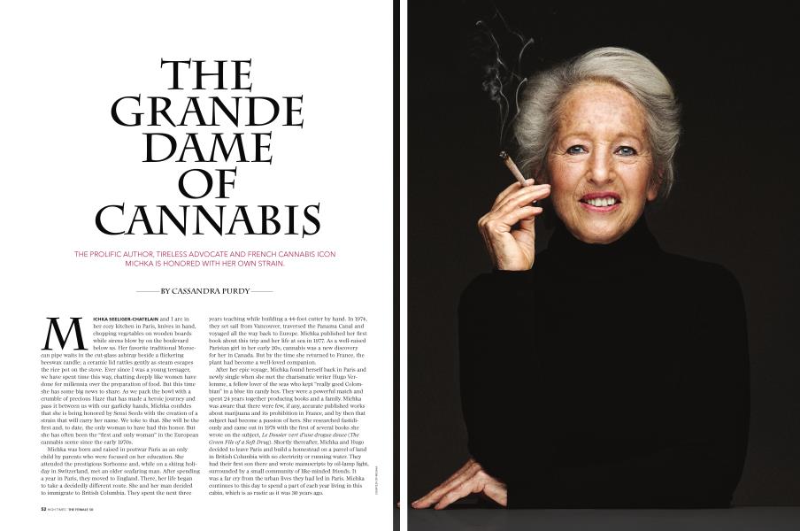 THE GRANDE DAME OF CANNABIS
