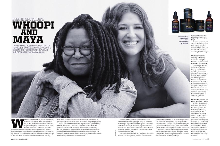 BRAND SPOTLIGHT: WHOOPI AND MAYA