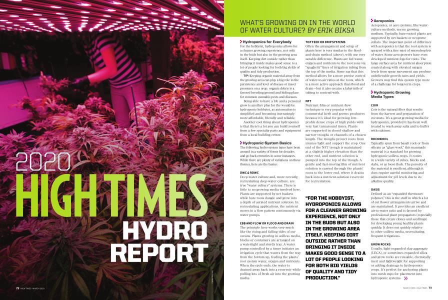 2020 HIGH TIMES HYDRO REPORT