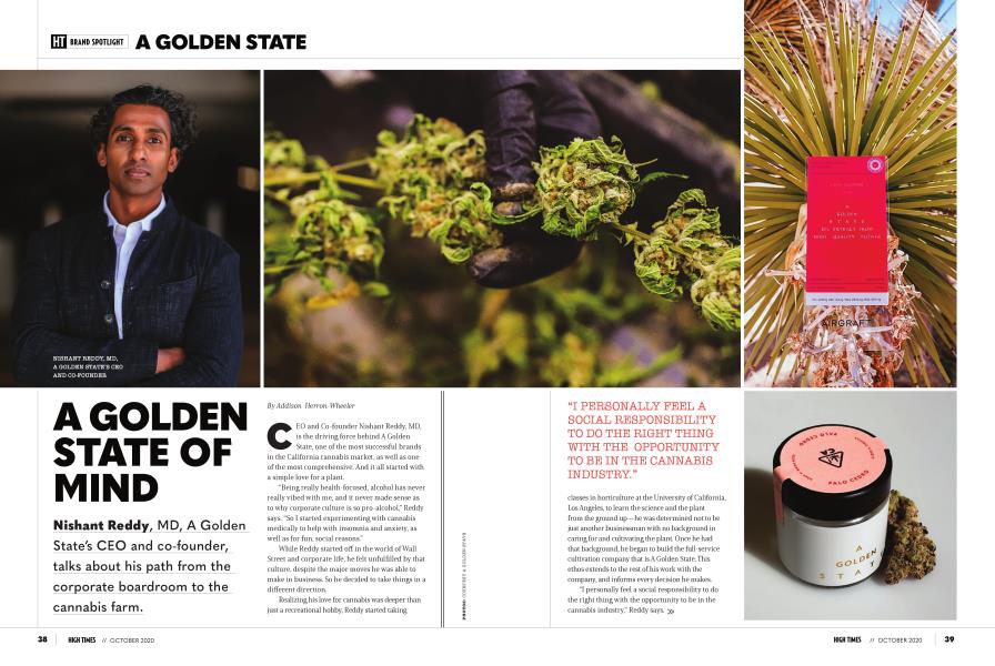 A GOLDEN STATE OF MIND