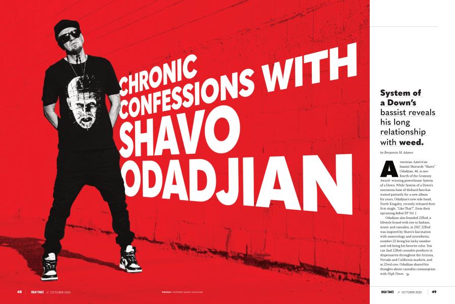 CHRONIC CONFESSIONS WITH SHAVO ODADJIAN