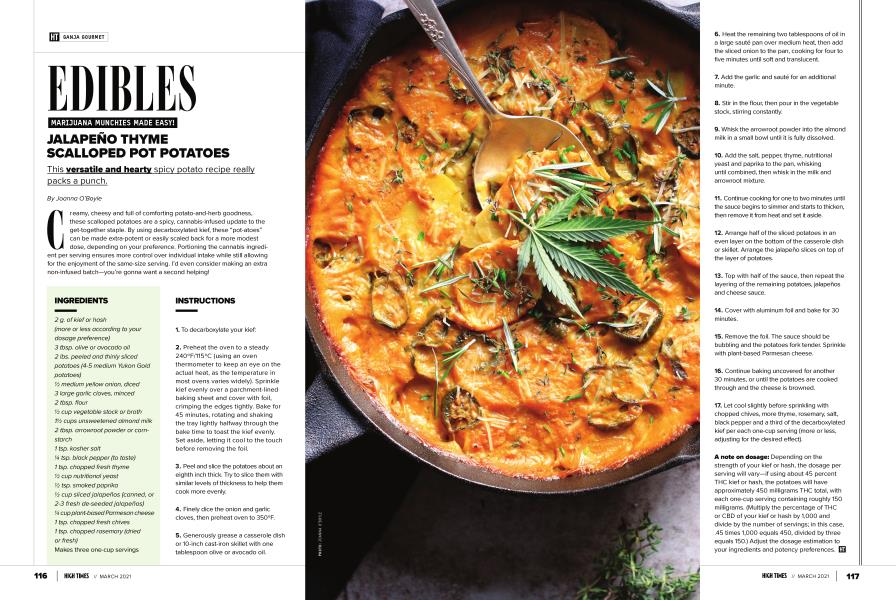 JALAPEÑO THYME SCALLOPED POT POTATOES