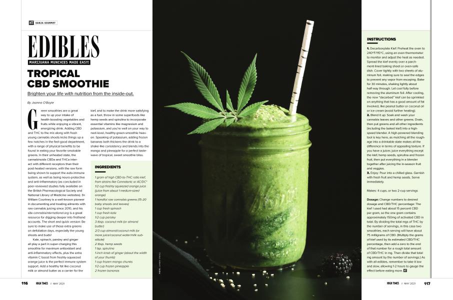 TROPICAL CBD SMOOTHIE