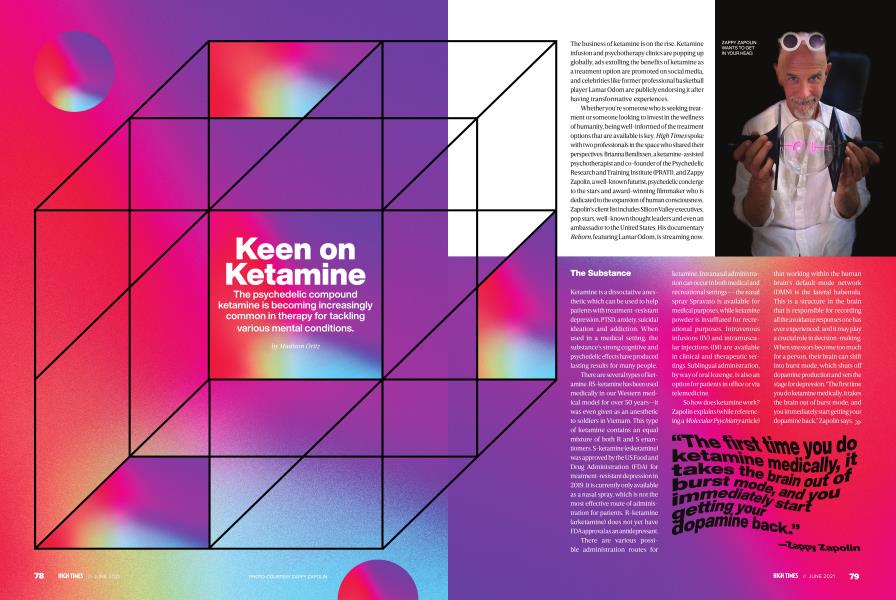 Keen on Ketamine