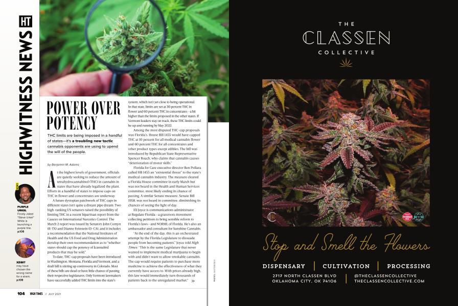 POWER OVER POTENCY