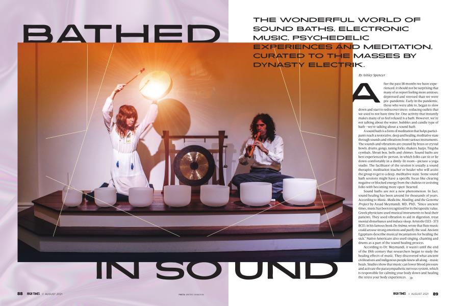 BATHED IN SOUND
