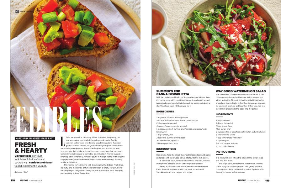 MARIJUANA MUNCHIES MADE EASY! FRESH & HEARTY