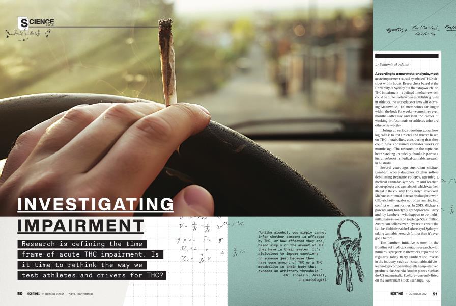 INVESTIGATING IMPAIRMENT