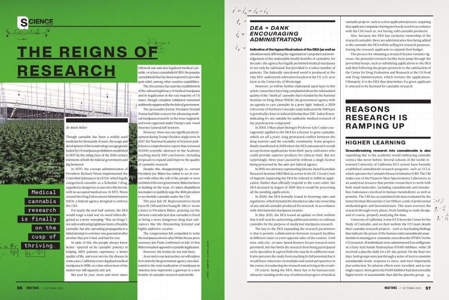 THE REIGNS OF RESEARCH