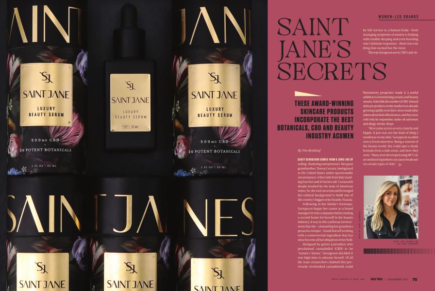 SAINT JANE'S SECRETS