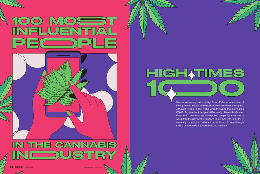 100 MOST INFLUENTIAL PEOPLE IN THE CANNABIS INDUSTRY
