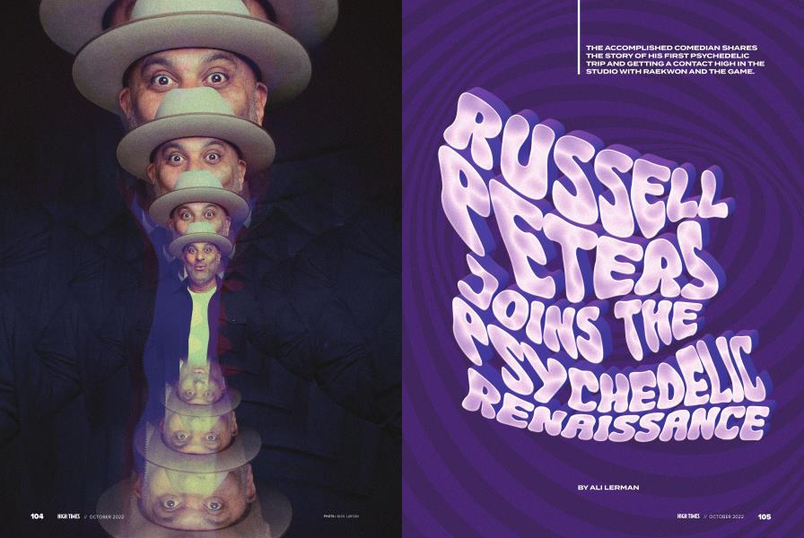 RUSSELL PETERS JOINS THE PSYCHEDELIC RENAISSANCE