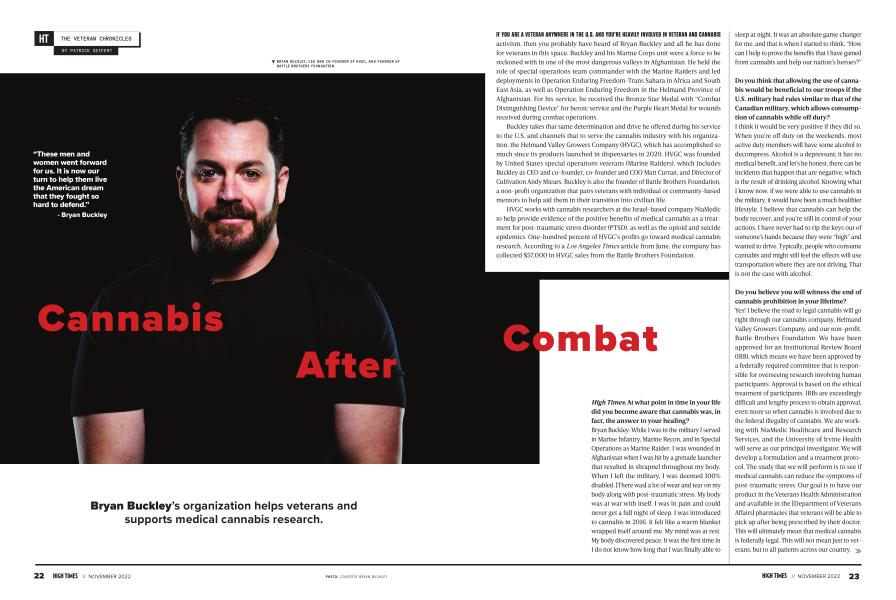 Cannabis After Combat