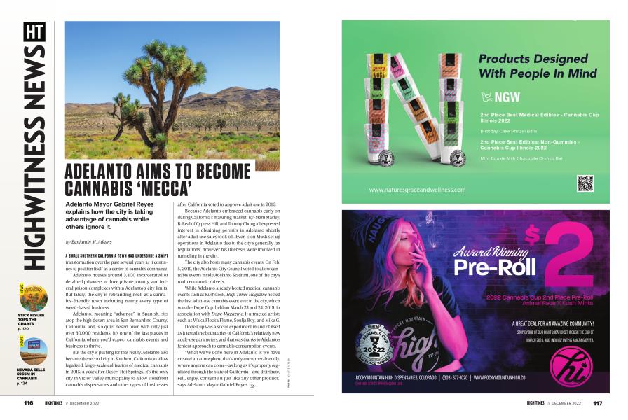 ADELANTO AIMS TO BECOME CANNABIS ‘MECCA’