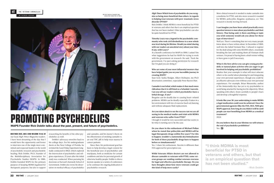 PROMOTING PSYCHEDELICS