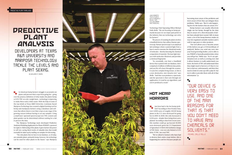 PREDICTIVE PLANT ANALYSIS