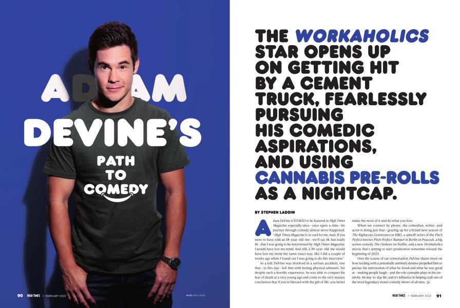 ADAM DEVINE’S PATH TO COMEDY