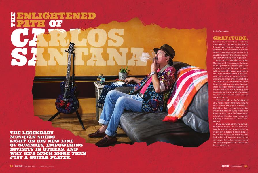 THE ENLIGHTENED PATH OF CARLOS SANTANA