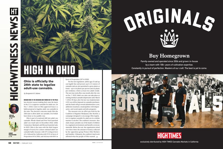 HIGH IN OHIO