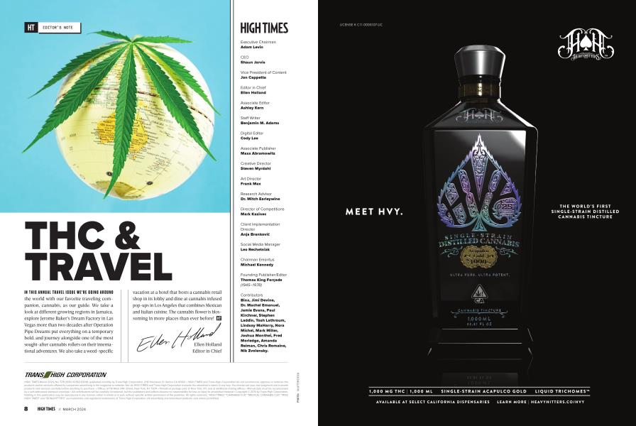 THC & TRAVEL