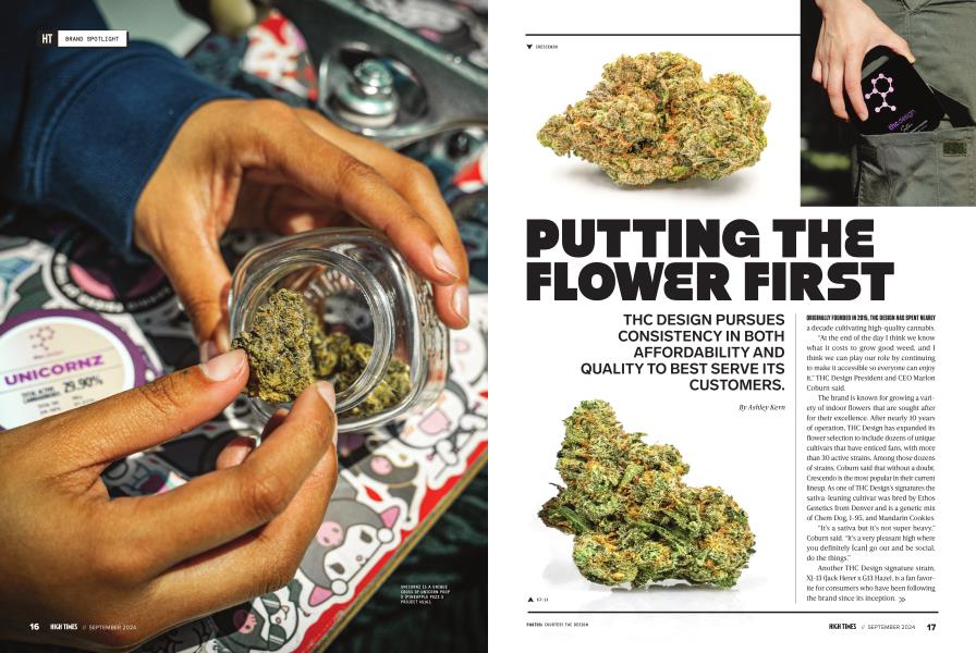 PUTTING THE FLOWER FIRST